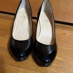 Ivanka Trump Sofia Black Patent Leather heels